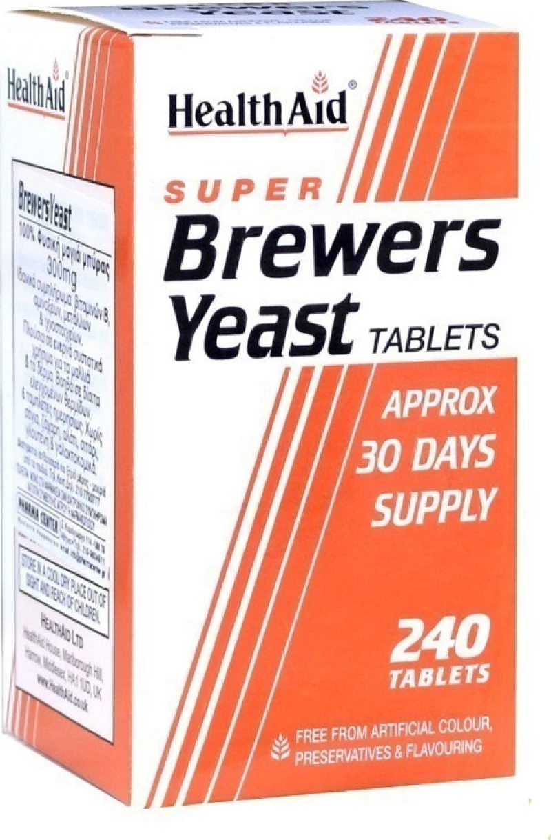 Health Aid Brewers Yeast 240 ταμπλέτες