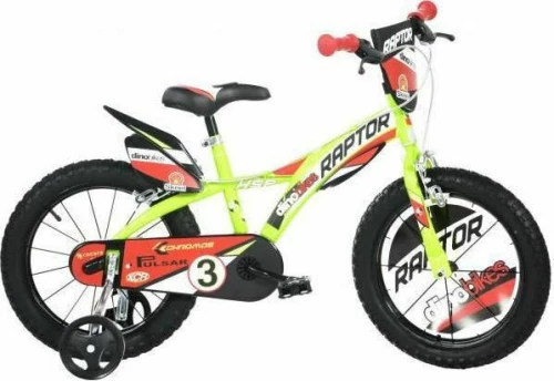 Dino Bikes Raptor 14" Κίτρινο