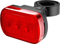Carcommerce Φως Ποδηλατου Οπισθιο Μπαταριας Με 3Led Και 4 Λειτουργιες