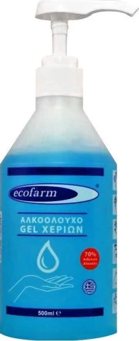 Ecofarm Αντισηπτικό Τζελ Χεριών Αλκοολούχο 500ml