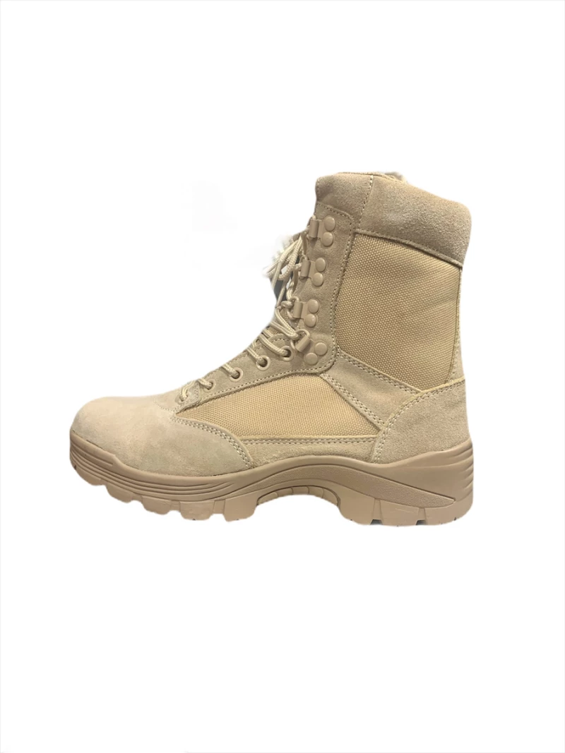 Mil-Tec Khaki Tactical Boots w. Zipper