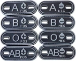 PVC BTBLA ΟΜΑΔΑ ΑΙΜΑΤΟΣ - (Μαύρο/Γκρι)