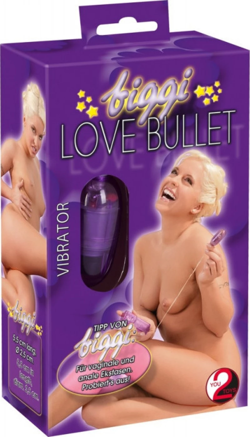 You2Toys Biggi Love Bullet Purple 5.5cm