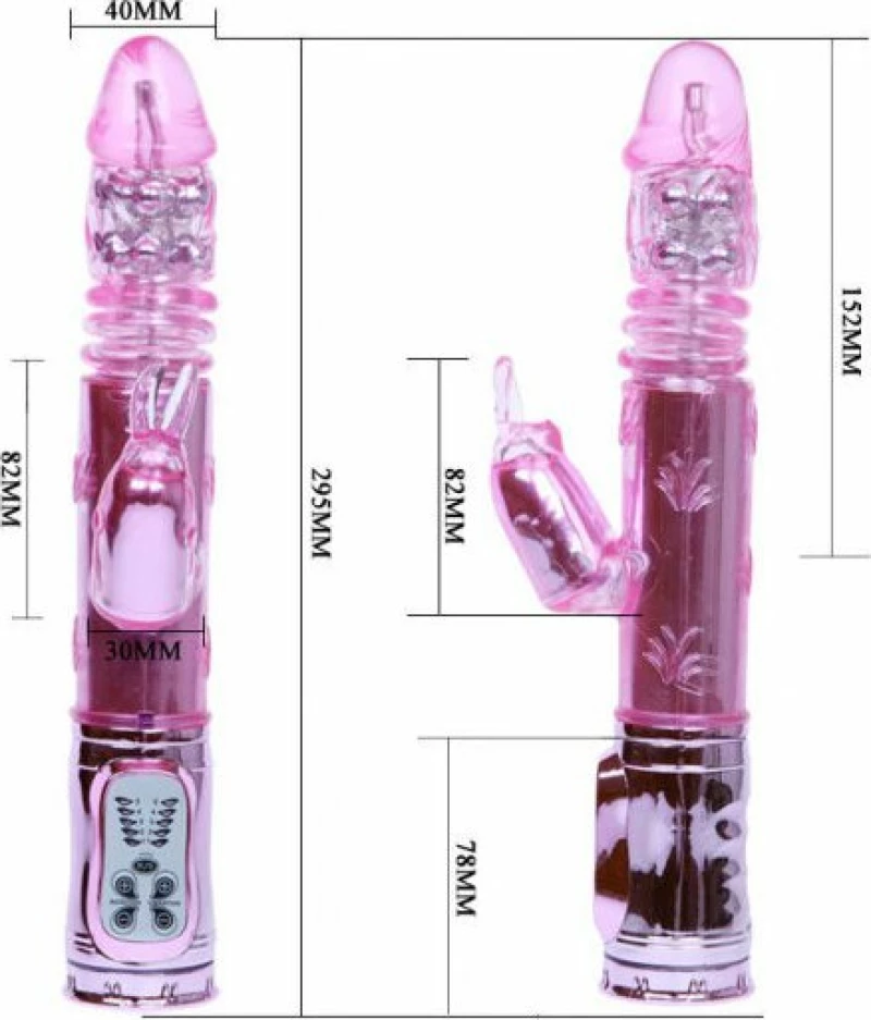 Baile Throbbing Bunny 29.5cm Pink