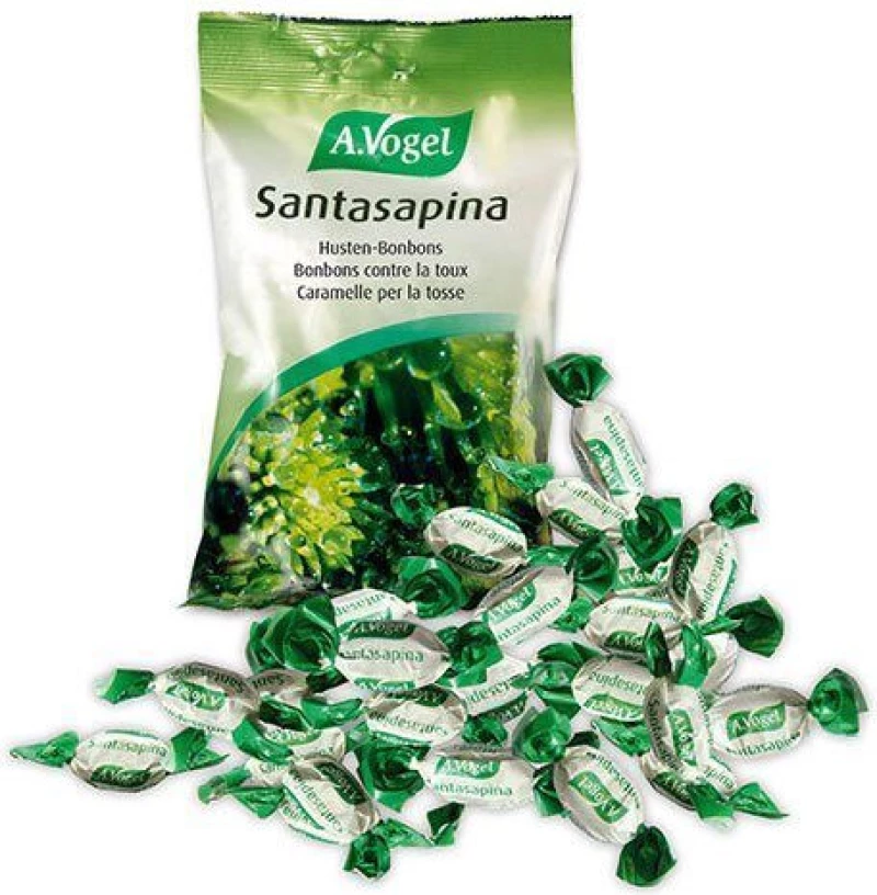 A.Vogel Bonbons Santasapina για το Βήχα, τη Βραχνάδα & τον Ερεθισμένο Λαιμό 100gr