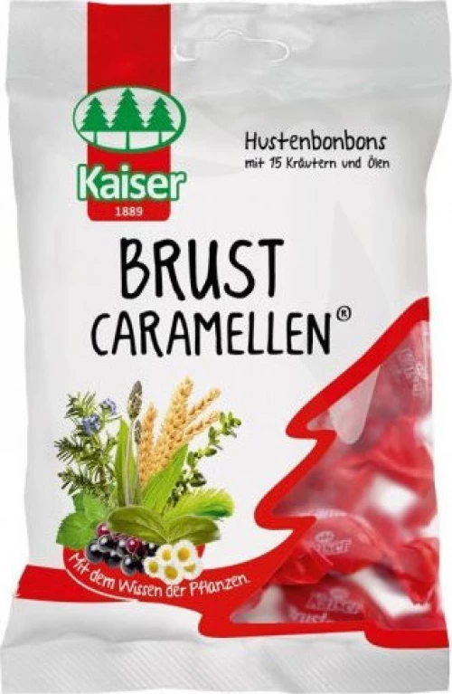 Kaiser 1889 Brust Caramellen Καραμέλες για το Βήχα & τον Ερεθισμένο Λαιμό 75gr