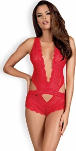 Obsessive 853-TED Sensual Teddy Red
