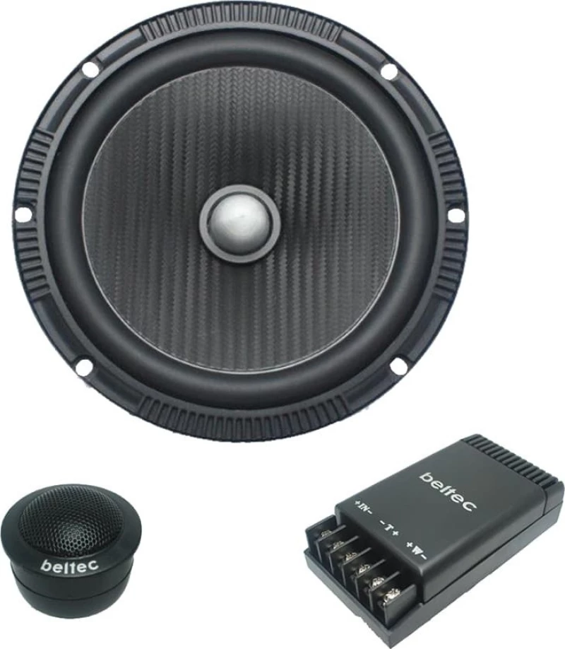 Beltec Audio Bl65Sx Ζεύγος Διαιρούμενων Ηχείων (6.5"-16.5Cm) Ισχύος 125Watt Rms/4Ω