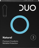 Duo Natural 3 Προφυλακτικά Κλασικά