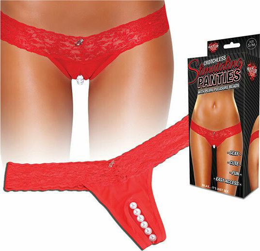 HUSTLER Stimulating Panties red S/M