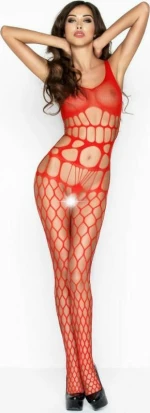Διχτυωτό Ολόσωμο Καλσόν Passion BS032 Red