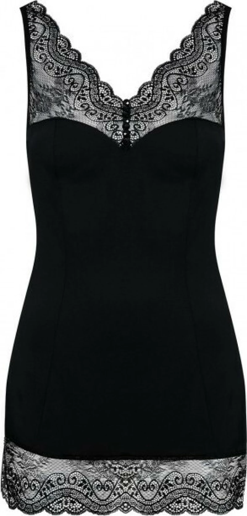 Obsessive Miamor Chemise & Thong Black