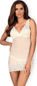 Obsessive White Chemise & Thong