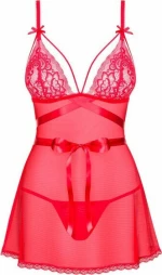 Obsessive Lovlea Red Babydoll & Thong