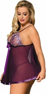 SUBBLIME BABYDOLL WITH BOW AND SHINNY DETAILS PURPLE