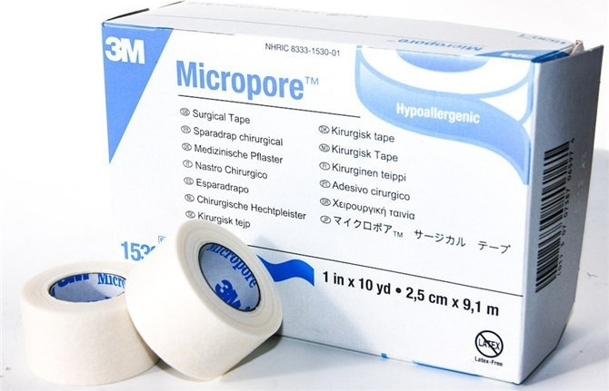 3M Micropore 2.5cm x 9,14m 1τμχ