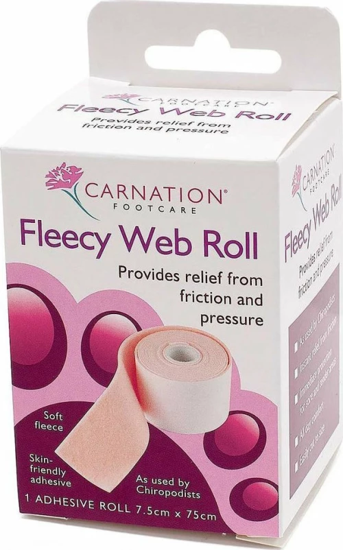 Carnation Fleecy Web Roll 7.5cm x 75cm