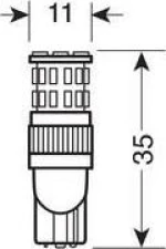 Lampa T10 Mega-Led Hi-Power 36 24V / 30V 20τμχ