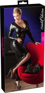 Cottelli Collection Wetlook Dress Black