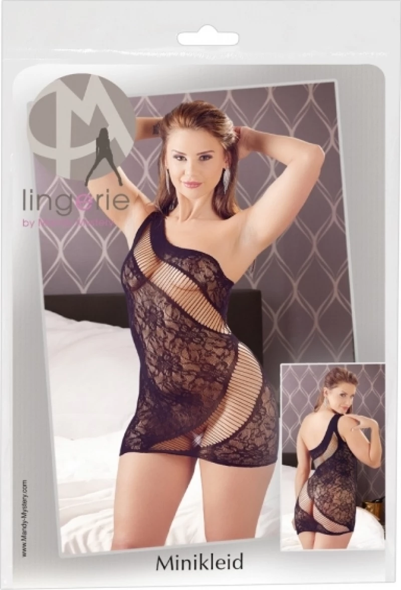 Mandy Mystery Lingerie Mini Chemise Dress Seamless Lace