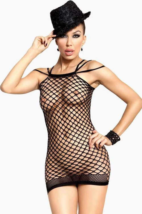 Mandy Mystery Netz Kleid Dress