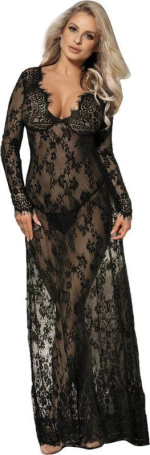 SUBBLIME LONG SLEEVE LONG DRESS