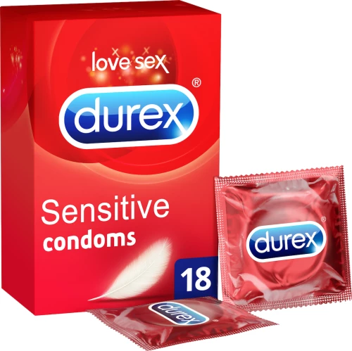 Durex Sensitive Προφυλακτικό 18 τεμάχια