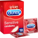 Durex Sensitive Προφυλακτικό 18 τεμάχια