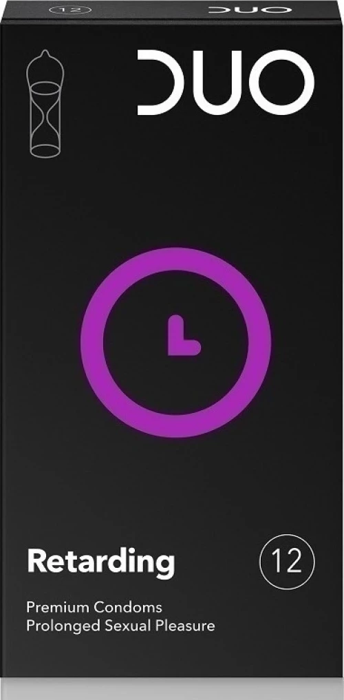Duo Retarding Longer Pleasure Προφυλακτικά με Επιβραδυντικό 12τμχ