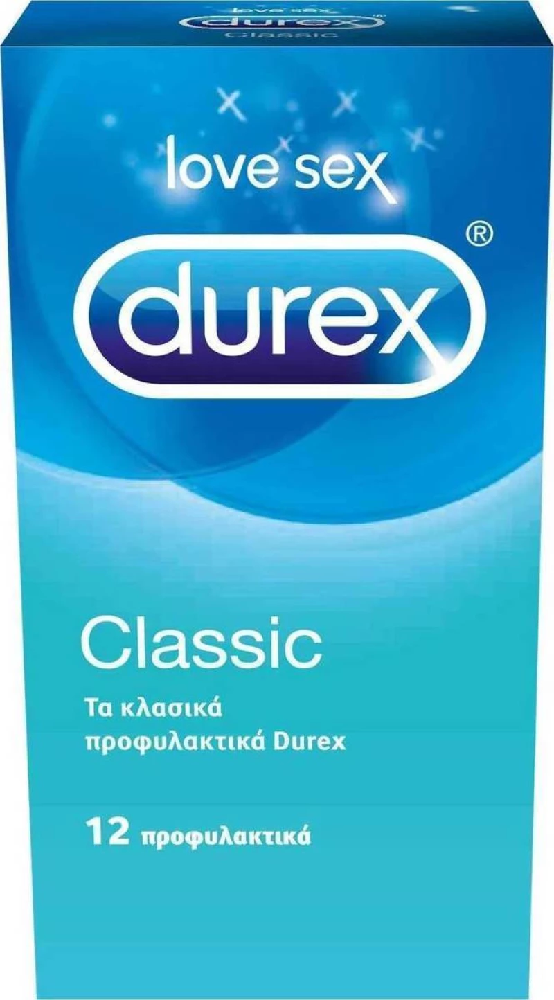 Durex Classic Προφυλακτικό 12 Τεμάχια