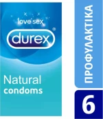 Durex Natural Προφυλακτικό 6 τεμάχια
