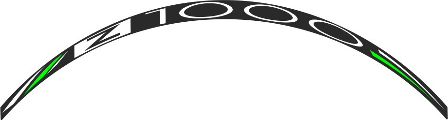 ΑΥΤΟΚΟΛΛΗΤΟ ΤΡΟΧΩΝ STRIP FPR WHITE ΓΙΑ KAWASAKI Z1000 DCW58P| PRINT