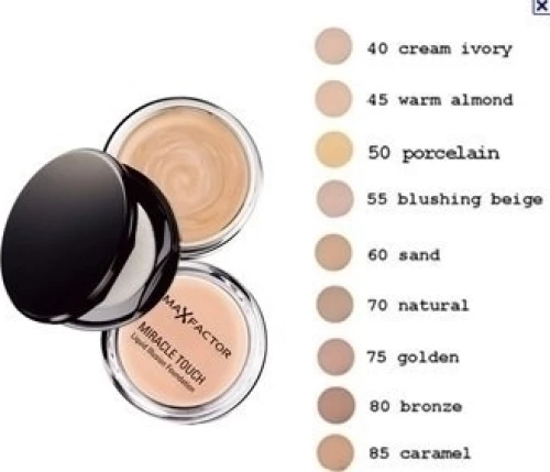 Max Factor Miracle Touch Foundation 40 Creamy Ivory 11.5gr