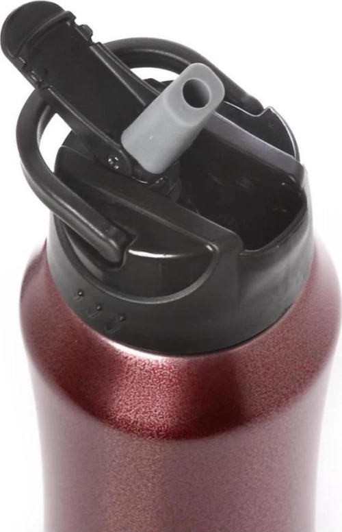 Ecolife Θερμός με Εσωτερικό Καλαμάκι Κόκκινο 0.55lt