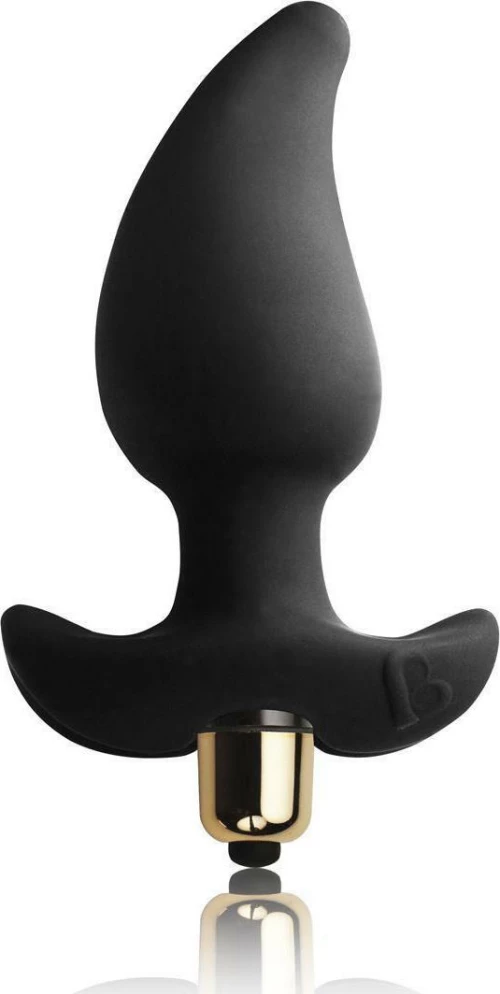 Rocks Off Butt Quiver Black 7.6cm