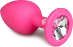 Easytoys Diamond Butt Plug Small Pink