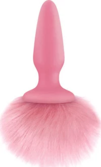 Ns Novelties Bunny Tails Pink 7.9cm