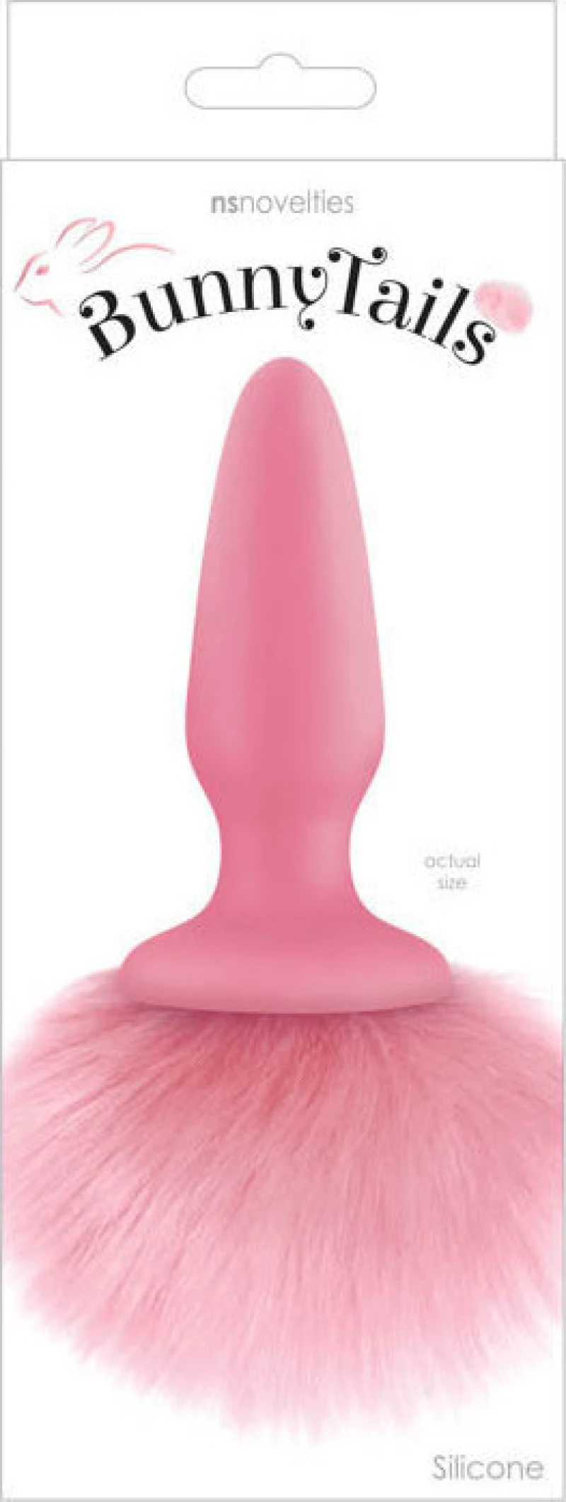 Ns Novelties Bunny Tails Pink 7.9cm