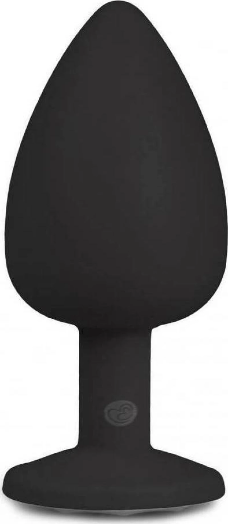 Easytoys Diamond Plug Large Black 10cm