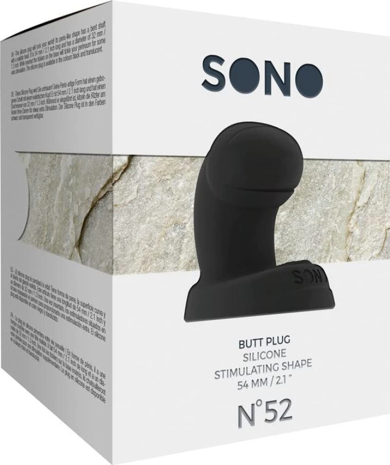 Shots Sono Butt Plug Black 3.2cm