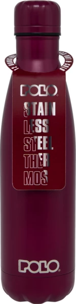 Polo Stainless Steel Θερμός Βυσσινί 0.5lt
