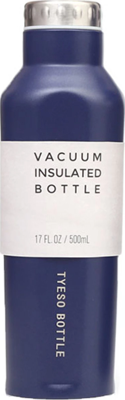 Θερμός Μεταλλικό Μπλέ Hot & Cold 500ml Tyeso - 90100569999