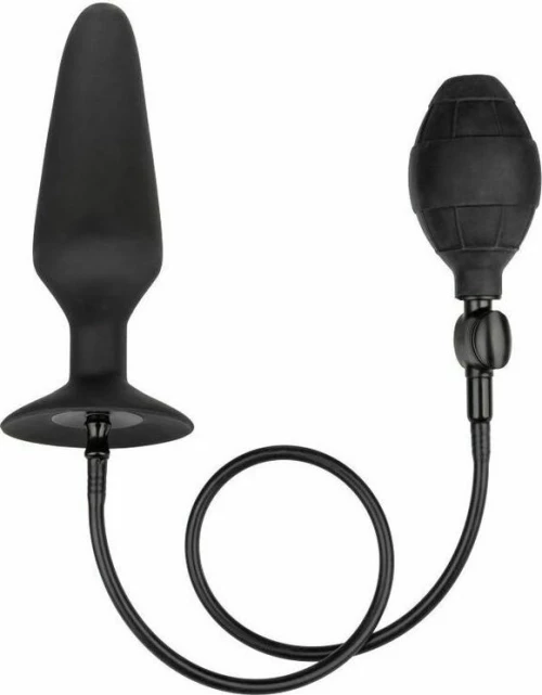 Calexotics XL Silicone Inflatable Plug Black