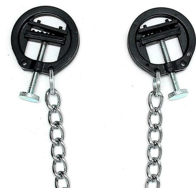 Rimba Nipple Clamps Plastic With Chain