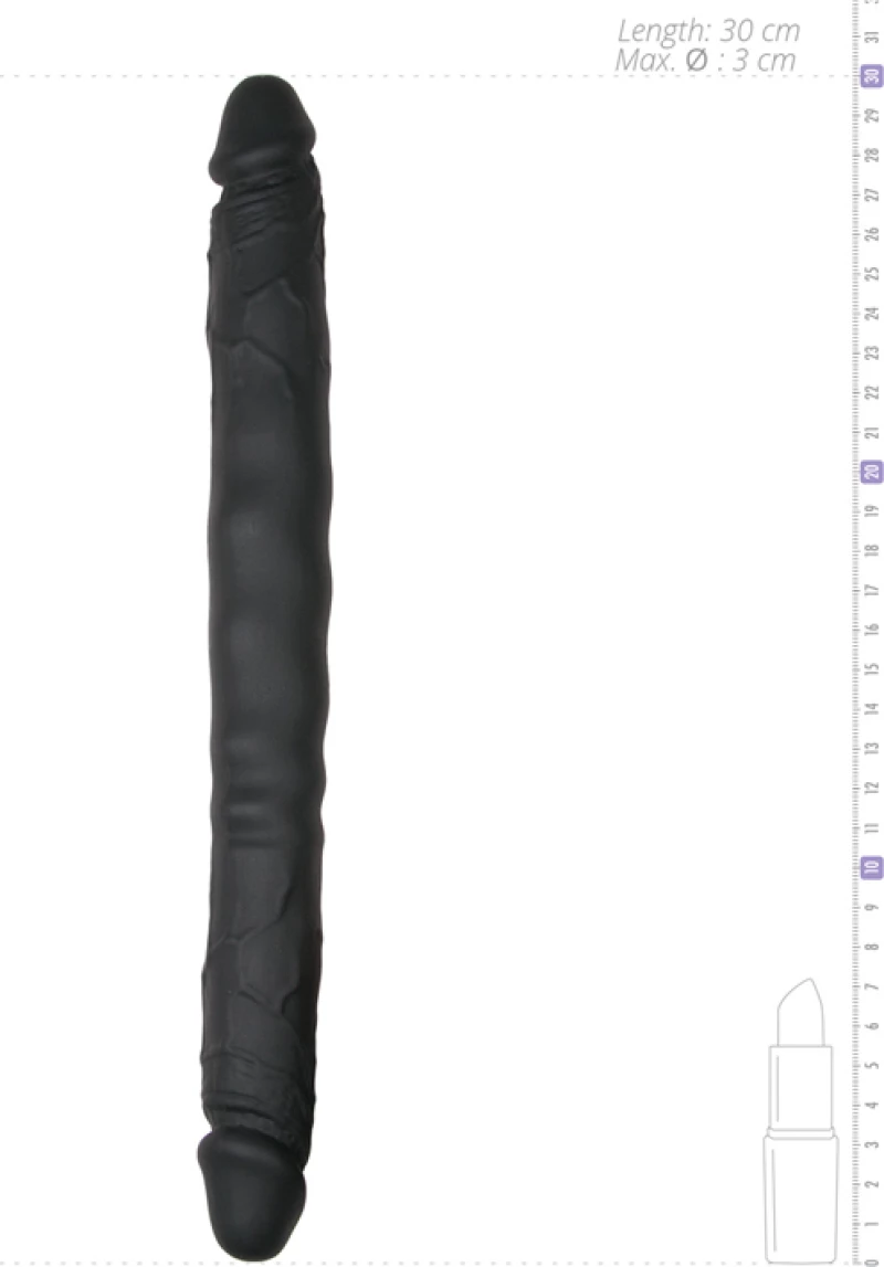 Easytoys Double Ended Dildo 30cm Black