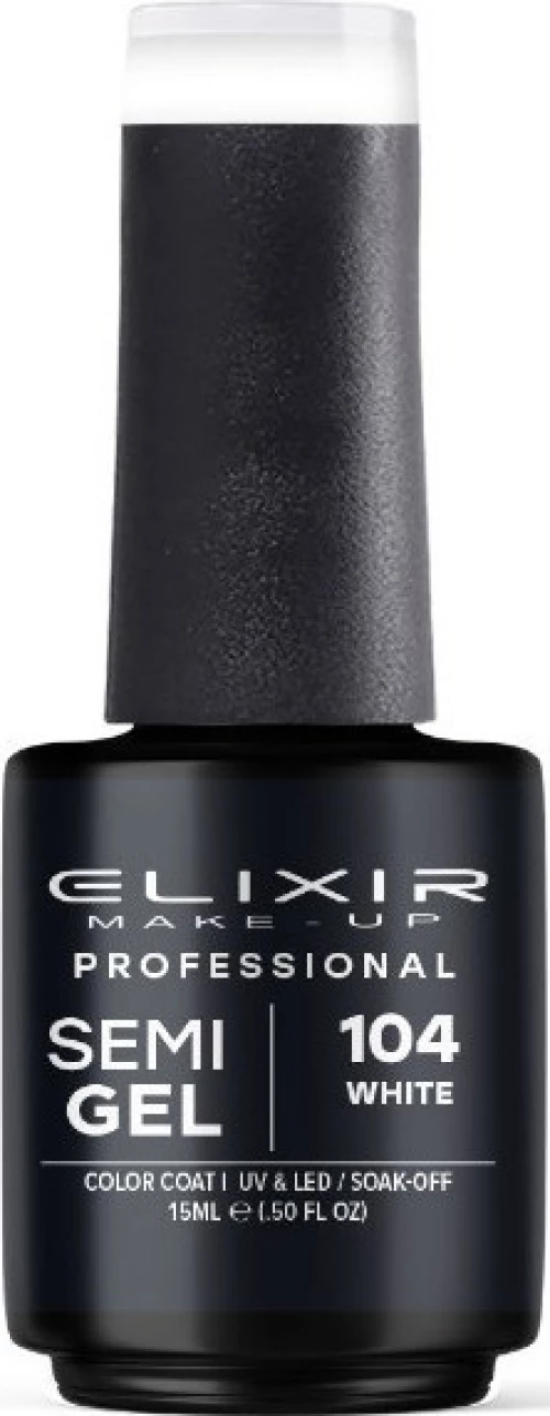 Elixir Semi Gel 104 White 104 White 15ml