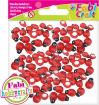 Fabi Πασχαλίτσες Ξύλινες 20x25mm 50τμχ