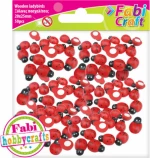 Fabi Πασχαλίτσες Ξύλινες 20x25mm 50τμχ