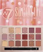 W7 Cosmetics Socialite Eyeshadow Palette 17gr