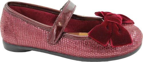 Ani Μπαρέτες με Βελούδινο Φιόγκο I19/4604/010 Μπορντό